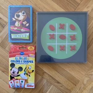 Set of 3 Games - Travel Games - Card Games Like New!
